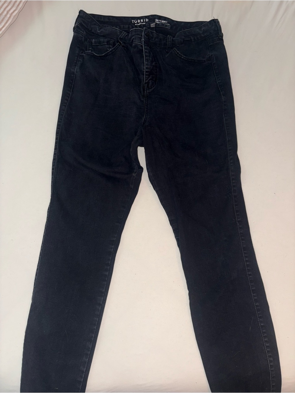 torrid Black High-Rise Skinny Jeans